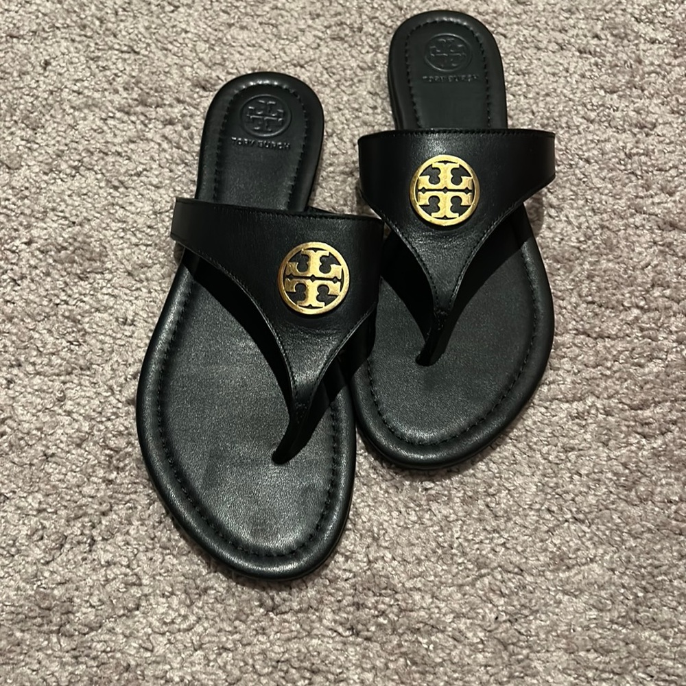 Tory Burch Benton flat thong calf leather